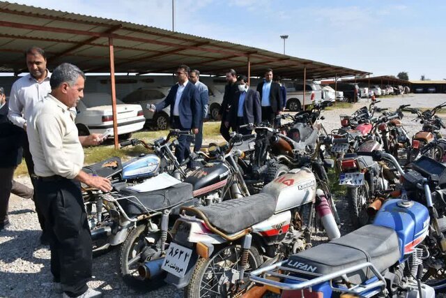 تعیین تکلیف ۱۰ هزار موتورسیکلت توقیفی در استان هرمزگان